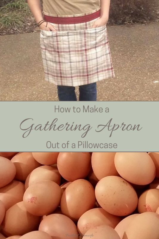 Egg Gathering Apron; Apron; egg collecting basket; eggs holder