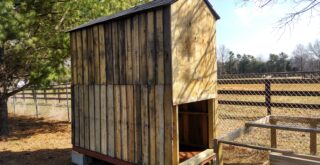 Building-The-Chicken-Coop-With-Pallets